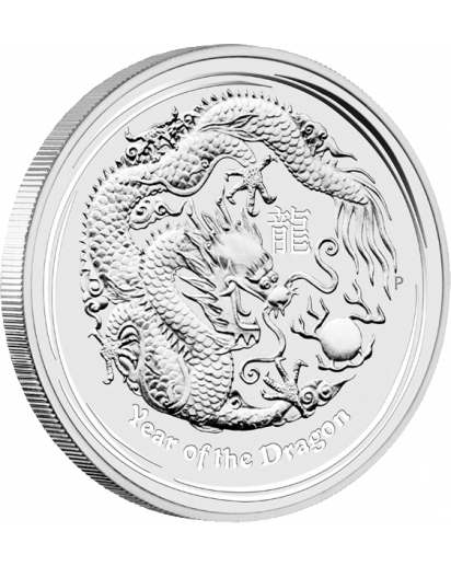 Jahr des Drachen  Silber 2 oz