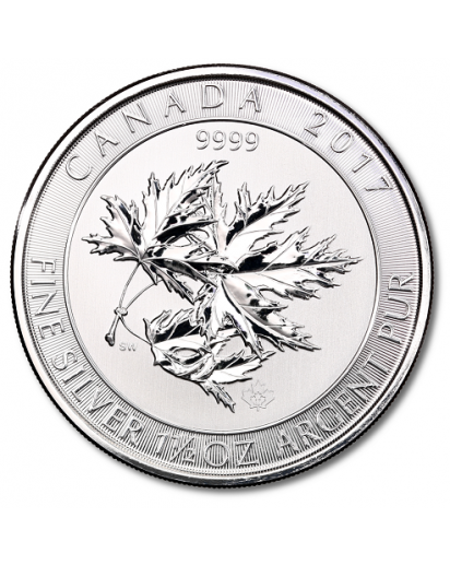 Canada 2017 Multi - Maple Leaf  Superleaf  1,5 oz Silber