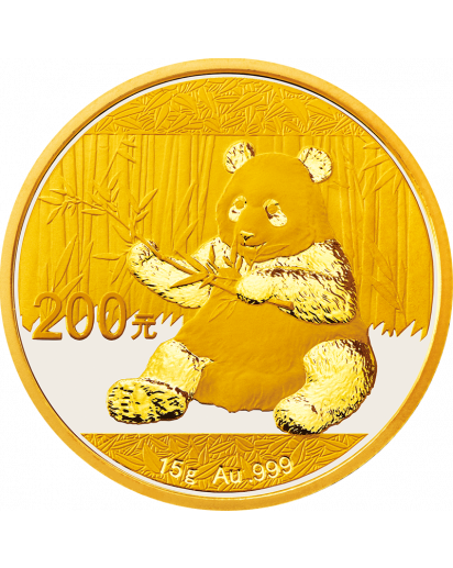China 2017    Panda  Gold 15 g