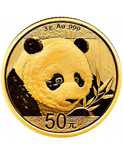 China 2018  Panda   Gold 3 g
