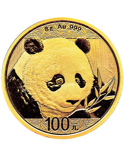 China 2018   Panda  Gold 8 g