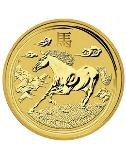 Jahr des Pferdes 2014 Gold 1/20 oz