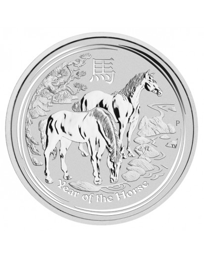 Australien 2014 Jahr des Pferdes  Silber 1 oz