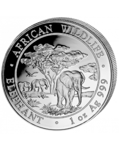 Elefant 2012 Somalia 1 oz Silber