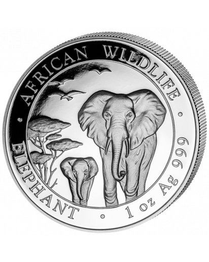 Elefant 2015 Somalia 1 oz Silber