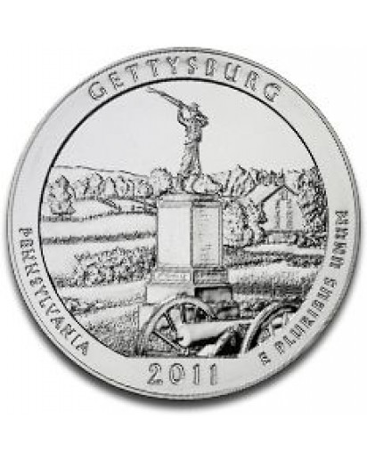 USA 2011  Gettysburg National Military Park Pennsylvania  5 oz S