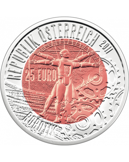 Österreich 2011  NIOB 25 €  Robotnik