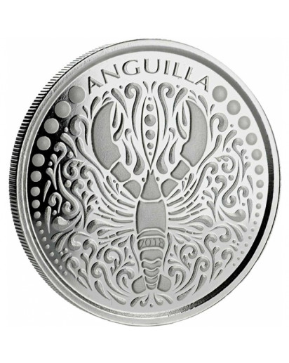 Anguilla 2018  Lobster - Hummer  EC8 Serie Silber 1 oz