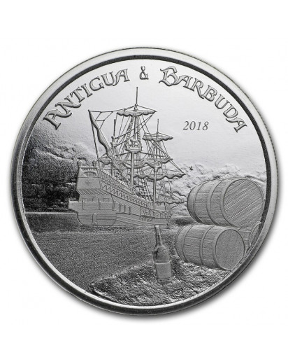 Antigua und Barbuda 2018 Rum Runner 1 oz Silber