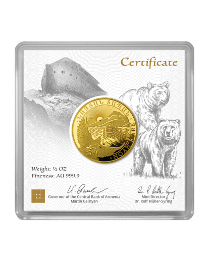 Armenien 2025  Arche Noah Gold 1/2 oz 