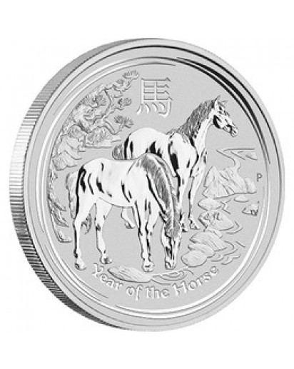 Australien 2014 Jahr des Pferdes Lunar II. Silber 1/2 oz