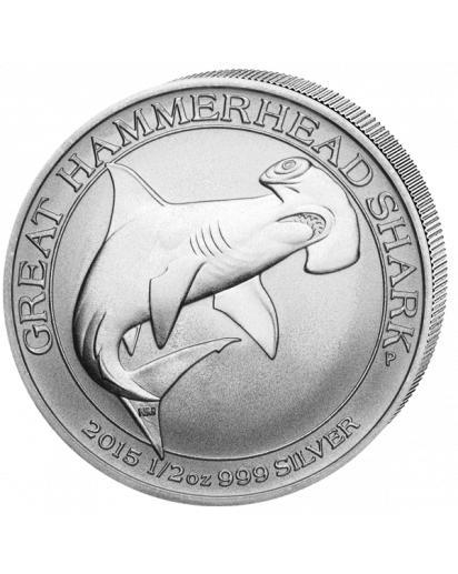 Australien 2015 Hammerhai - Hammerhead Shark Silber 1/2 oz