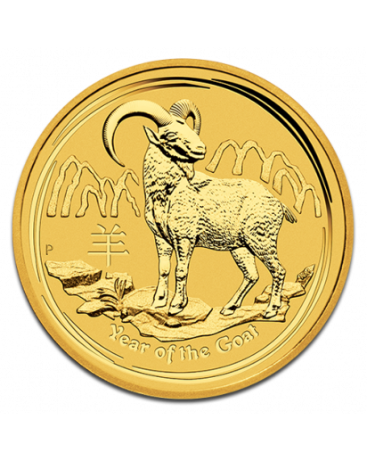 Australien 2015 Jahr der Ziege  Gold 2 oz