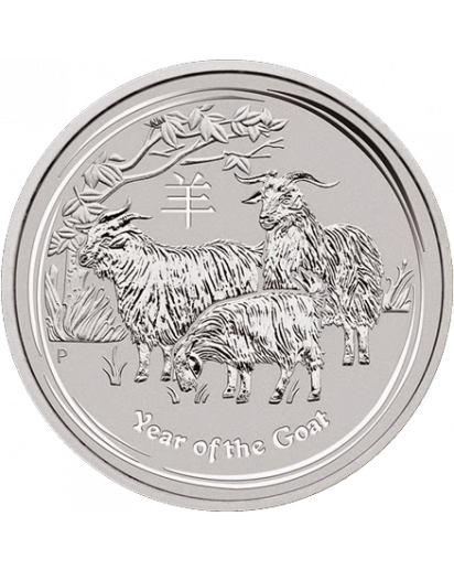 Australien 2015 Jahr der Ziege  Silber 1 oz