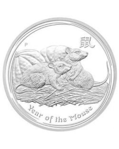 Australien 2008 Jahr der Maus Lunar II Silber 1 oz