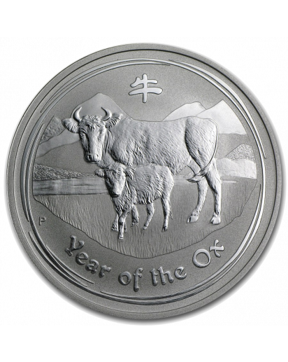 Australien 2009 Jahr des Ochsen Lunar II Silber 1 oz