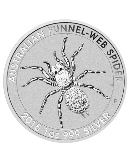 Trichternetzspinne - Spider  2015 1 oz Australien  sofort liefer