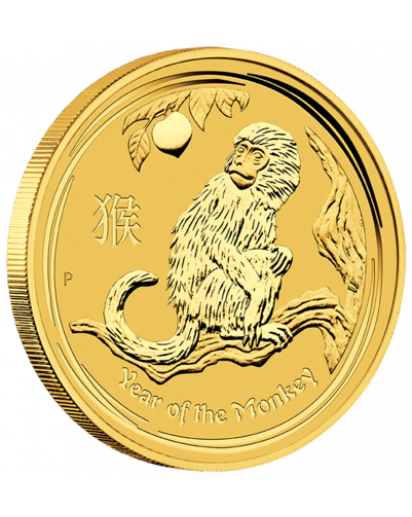 Australien 2016  Jahr des Affen  Lunar Serie  Gold 1 oz