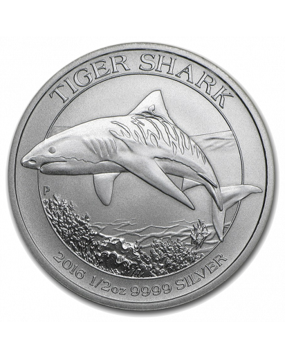 Australien 2016 Tigerhai - Tiger Shark Silber 1/2 oz