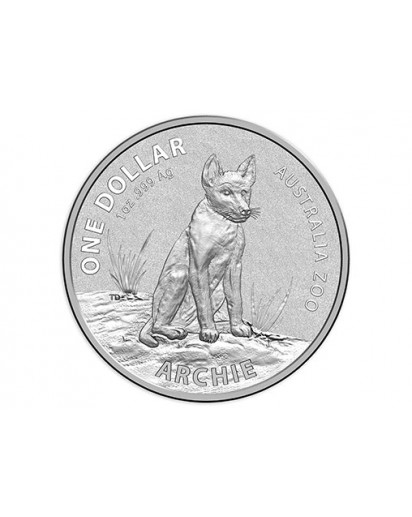 Australien 2017  Dingo Archie - Serie Australien Zoo Silber 1 oz Blister