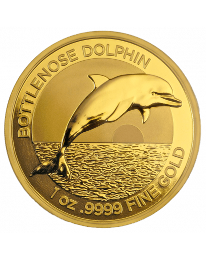 Australien 2019 Bottlenose Dolphin - Tümmler Delphin Gold 1 oz