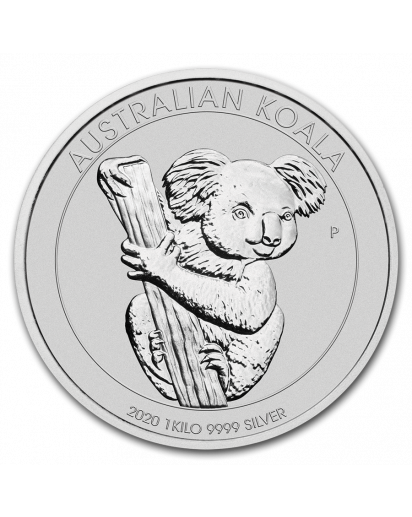 Australien 2020  Koala  1 Kilo  Silber