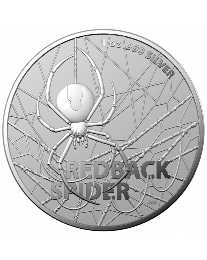 Australien 2020  Redback Spider Silber 1 oz Australian Most Dangerous