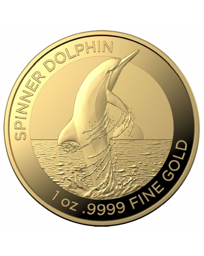 Australien 2020 Spinner Dolphin - Ostpazifischer Delphin Gold 1 oz