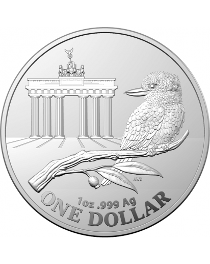 Australien 2020  Kookaburra WMF Berlin - Brandenburger Tor Silber 1 oz