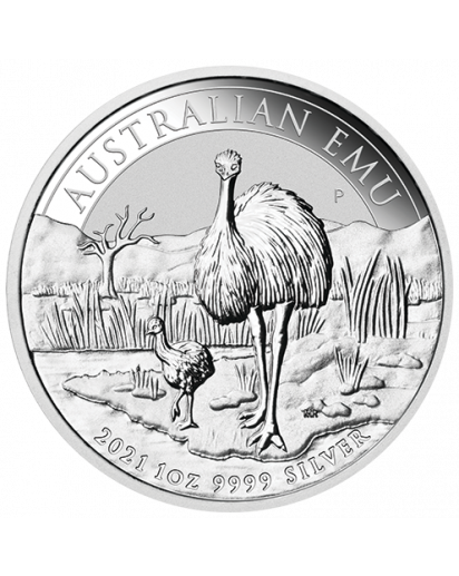 Australien 2021  EMU  Silber 1 oz