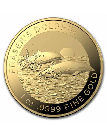 Australien 2021 Fraser  Dolphin -  Delphin Gold 1 oz