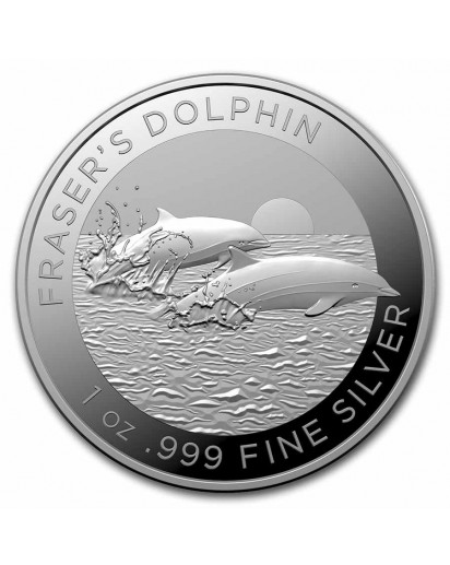 Australien 2021 Fraser  Dolphin -  Delphin Silber 1 oz