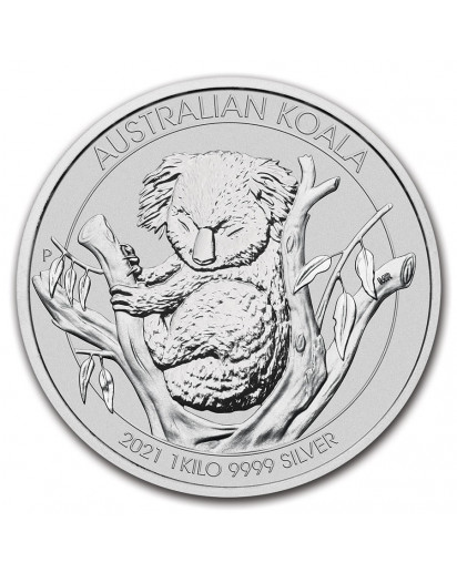 Australien 2021  Koala  1 Kilo  Silber