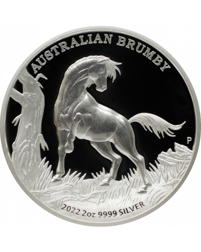 Australien 2022 AUSTRALIAN BRUMBY  Silber 2 oz high relief