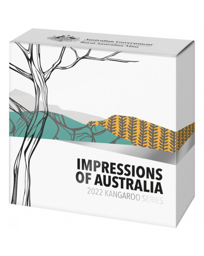 Australien 2022 IMPRESSIONS OF AUSTRALIA Känguru RAM Silber 1 oz PP