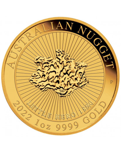 Australien 2022  Little Hero  - Nugget Gold 1 oz 