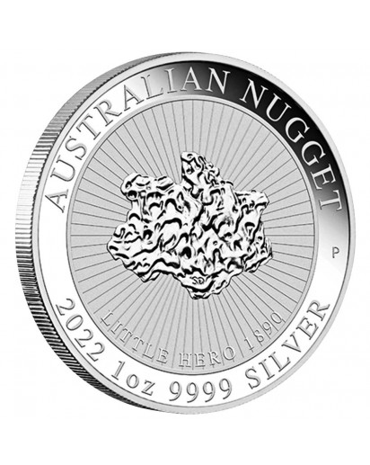 Australien 2022  Little Hero  - Nugget Silber 1 oz 