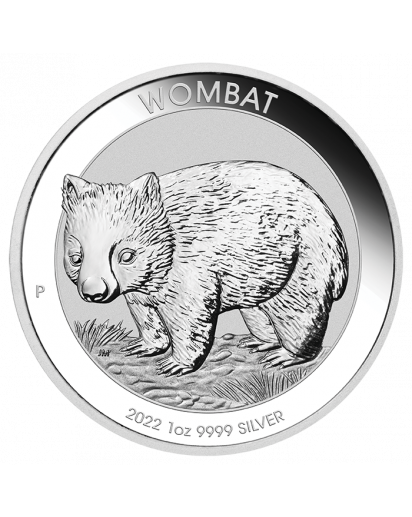 Australien  2022  WOMBAT  Silber 1 oz 