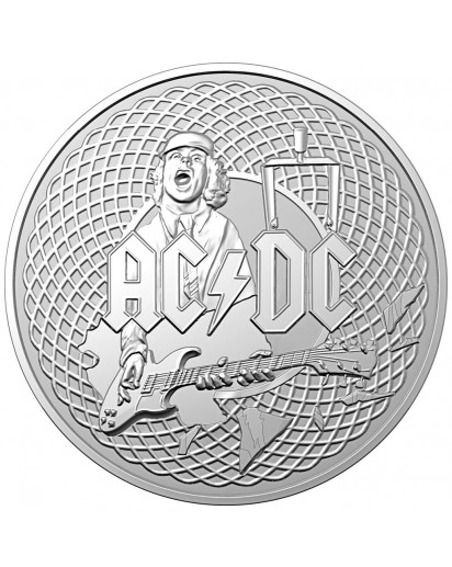 Australien 2023 AC/DC Silber 1 oz im nummeriertem Etui