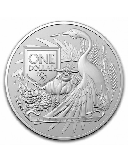 Australien 2023  Coat of Arms Queensland silber 1 oz