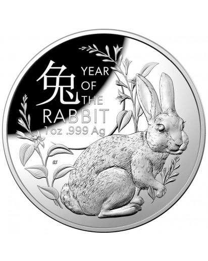 Australien 2023 RAM  Jahr des HASEN Lunar - Serie Silber 1 oz PP