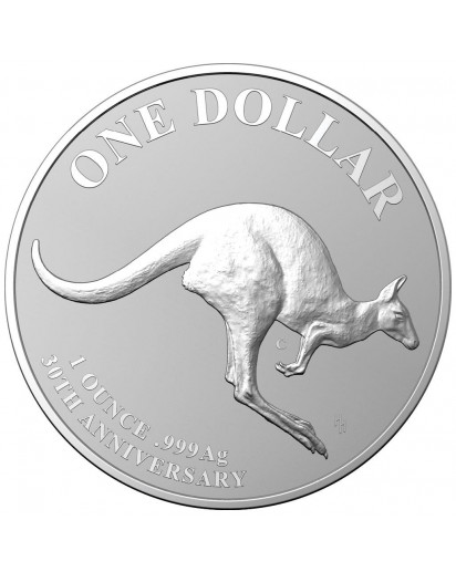 Australien 2023  MOB OF THIRTY  Känguru RAM Silber 1 oz 