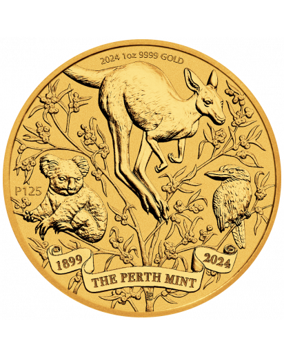 Australien 2024   125 Jahre Perth Mint  Gold 1 oz