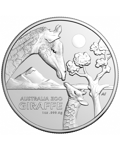 Australien 2024  GIRAFFE  Australia Zoo  Silber 1 oz