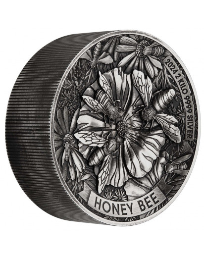 Australien 2024 Honigbiene - Honey Bee  Silber 2 Kilo