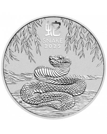 Australien 2025 Jahr der Schlange Lunar Serie III Silber 1 oz 