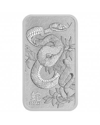 Australien 2025  Lunar Schlange - Snake    Silberbarren  1 oz