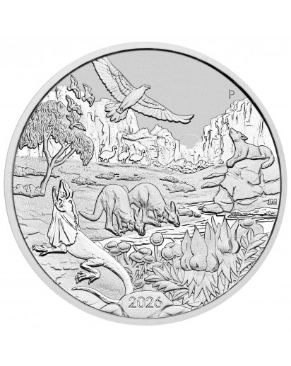 Australien 2026 Wonders of Australia - The Outback  Silber 1 oz 