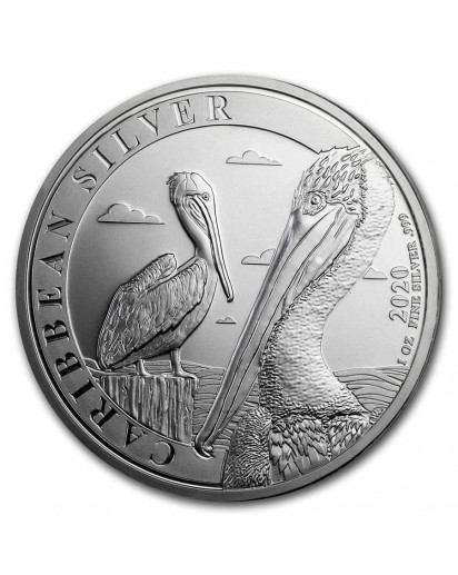Barbados 2020 Karibischer Pelikan Silber 1 oz