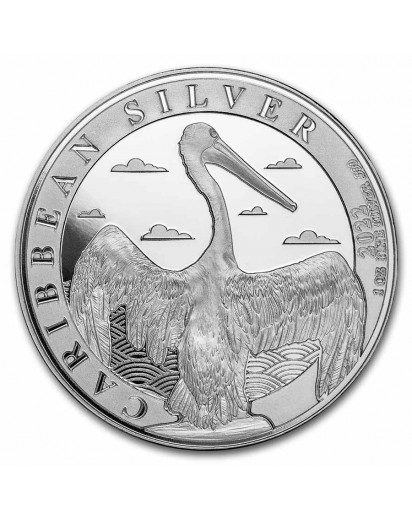 Barbados 2022 Karibischer Pelikan Silber 1 oz
